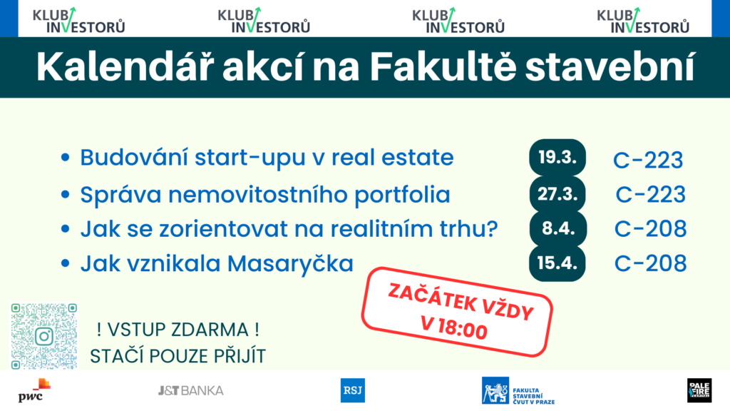 Série přednášek o realitním trhu a podnikání